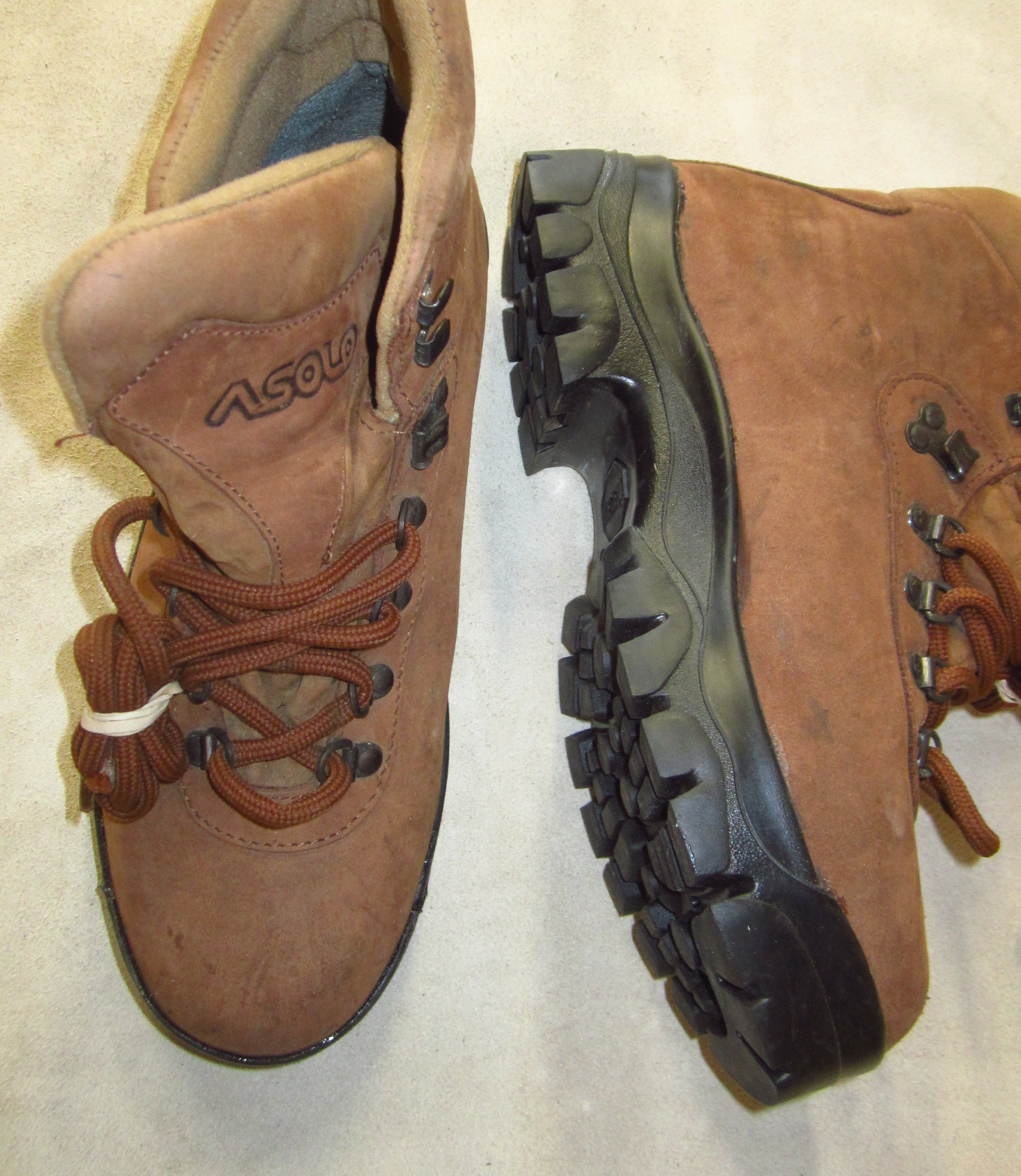 Asolo boot resole after our repair