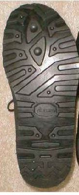 Haflinger shoes resoled with Vibram 1030 soles