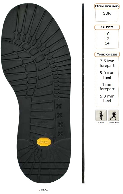 Vibram 127 Athletic sole