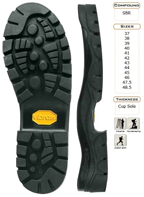 Vibram 1375 Bifuda sole
