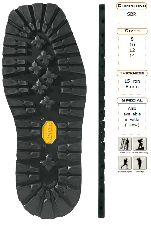 Vibram 148 Kletterlift sole