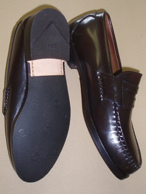 Topy sole savers added to protect the original leather soles