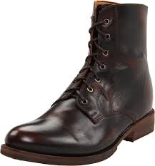 Finished Bed Stu boot resoling showing clean new Vibram outsole