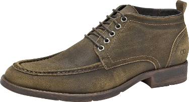 Democrata leather dress shoes being professionally repaired at MyShoeman