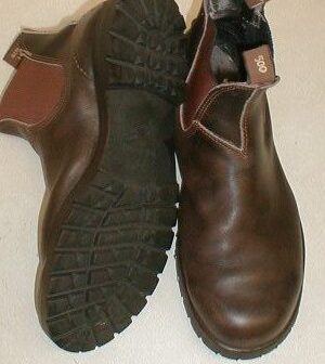 Rossi boots repaired with new soles and restored leather at our Salem Oregon shop